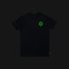 Razer Emblem Tee XXL - Black Background with Light (Front View)