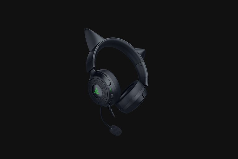 Razer Kraken Kitty V3 - Negro -view 1