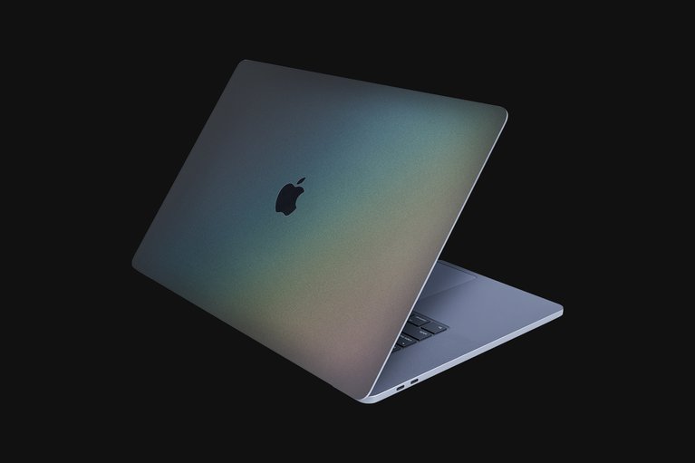 Razer Skins - MacBook Pro 16 - Pearlescent Steel - Top -view 1