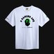 *A Bathing Ape Razer Tee XXL (White) - Black Background with Light (Front View)
