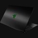 Razer Blade 15 Base (Angled View) Skin - Brushed Metal (Black) Full