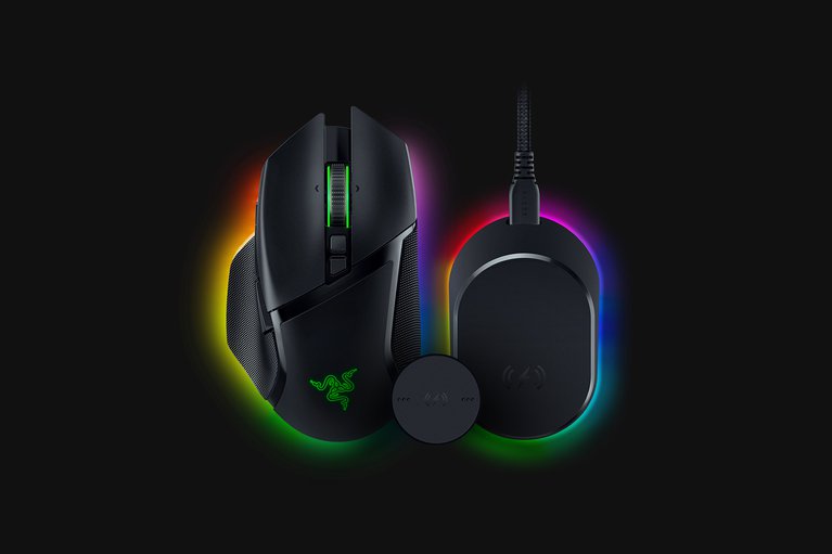 Razer Basilisk V3 Pro + Mouse Dock Pro Bundle -view 1