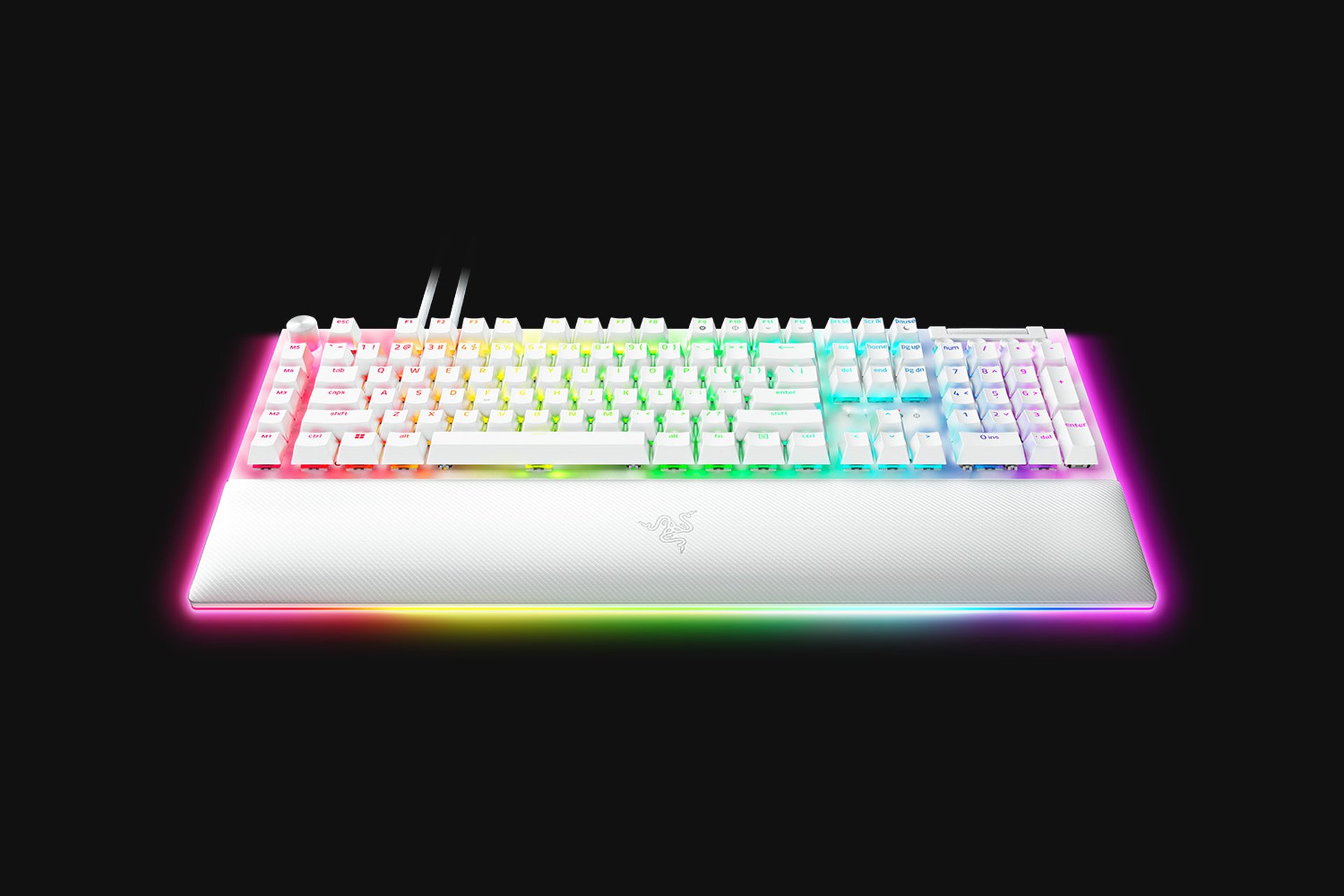 Buy Razer BlackWidow V4 Pro - Green Switch - US - White | Gaming 