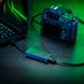 Razer Ripsaw X Attached to Razer Blade Pro and Camera Desktop Green Backlight