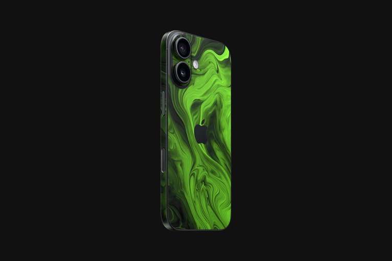 Razer Skins - iPhone 16 - Acid Sludge - Full -view 1