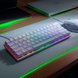 Razer Huntsman Mini US Clicky (Mercury) on Razer Workstation (Angled View)