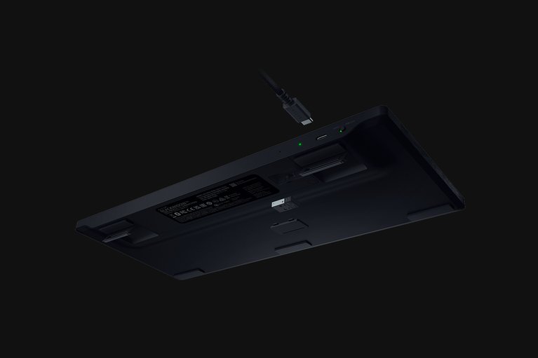 Razer BlackWidow V4 Low-Profile Tenkeyless HyperSpeed - Switch verdi - US -view 1