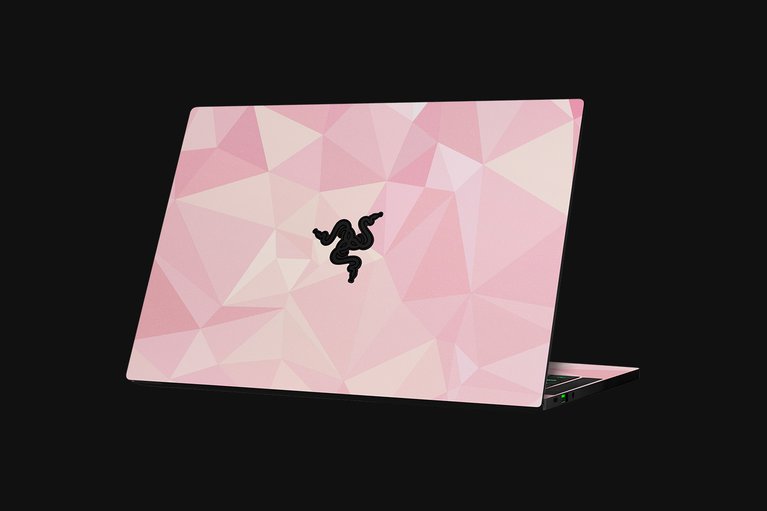 Razer Blade Stealth (Angled View) Skin - Geometric (Quartz) Full