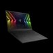 Razer Blade 15 240Hz - Black Background with Light (Left-Angled View)