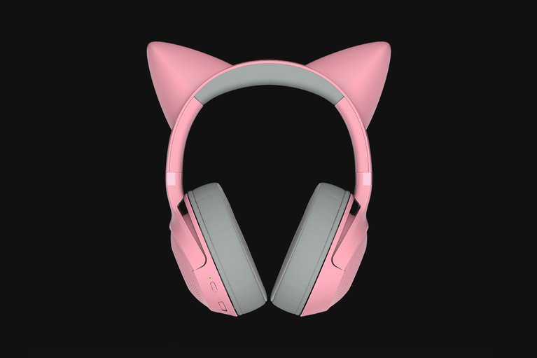 Razer Kraken Kitty V2 BT - Quartz -view 1