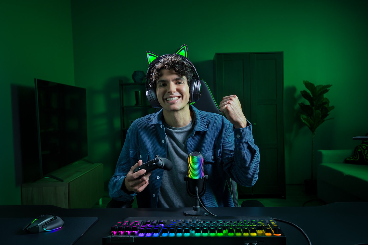 Razer Kraken Kitty V3 Pro - Nero