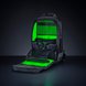 Razer Concourse Pro Backpack 17.3 with Main Compartment Open - Black Background with Light (Front View)
