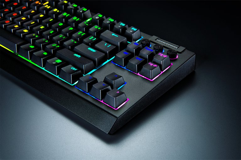 Razer BlackWidow V4 Tenkeyless HyperSpeed - 오렌지 스위치 - KR - 1 보기