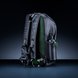 Razer Scout 15 Backpack V3 - Black Background with Light (Strap View)