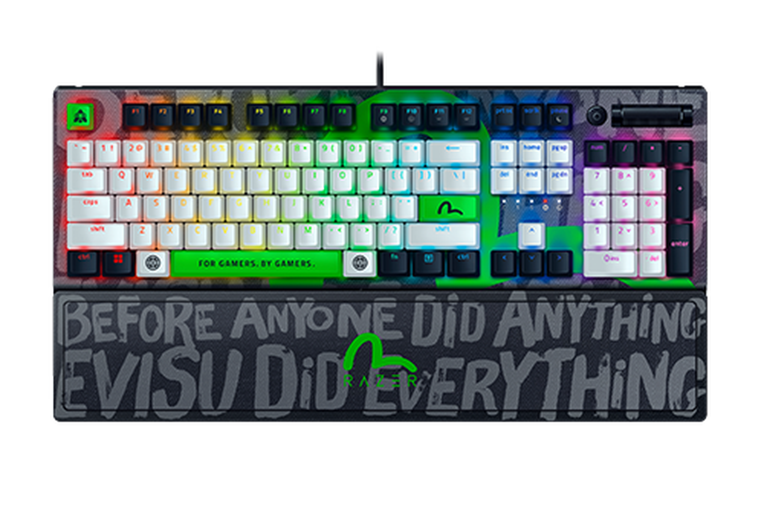Razer | EVISU BlackWidow V3 - グリーンスイッチ - US | キーボード