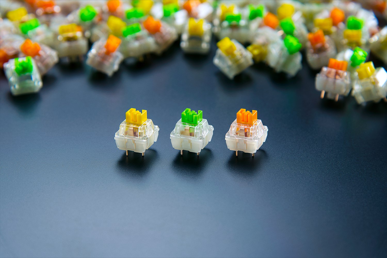 Razer Mechanical Orange Switches Full Set for 75% Barebones Keyboards