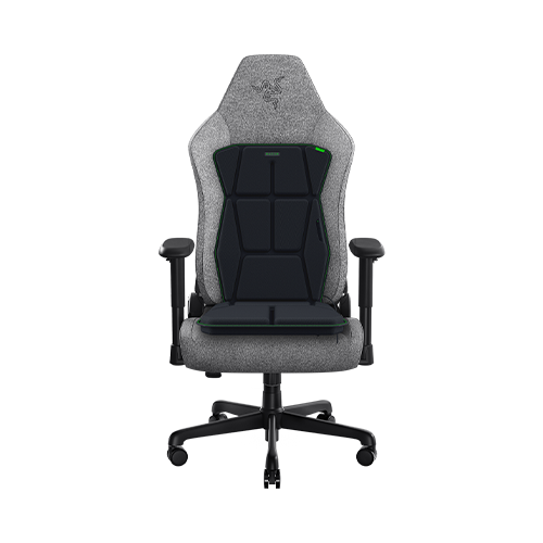 Razer Haptic Iskur V2 X Bundle - Light Grey - Stoff