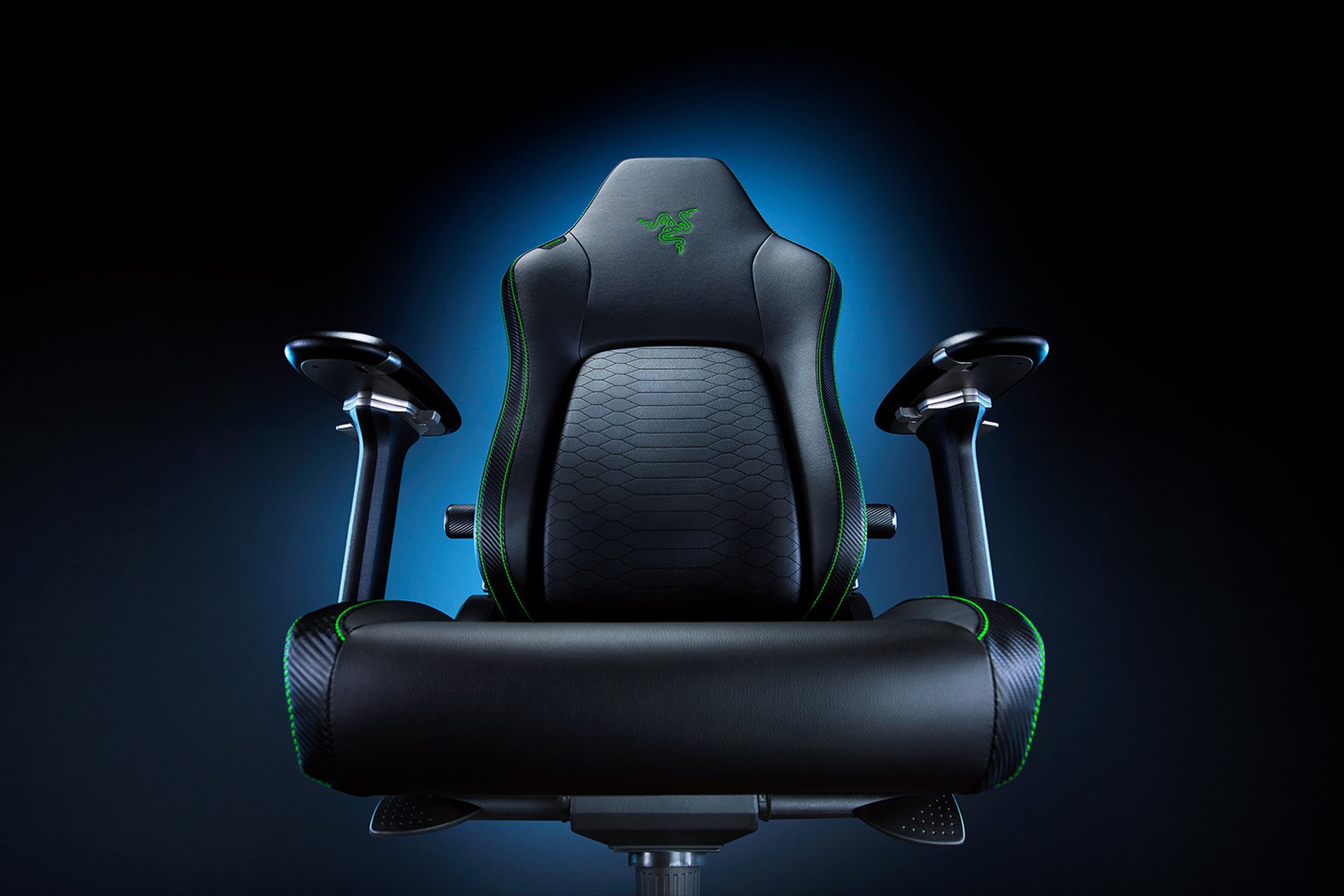 Buy Razer Iskur V2 - Black / Green | Gaming Chairs | Razer.com
