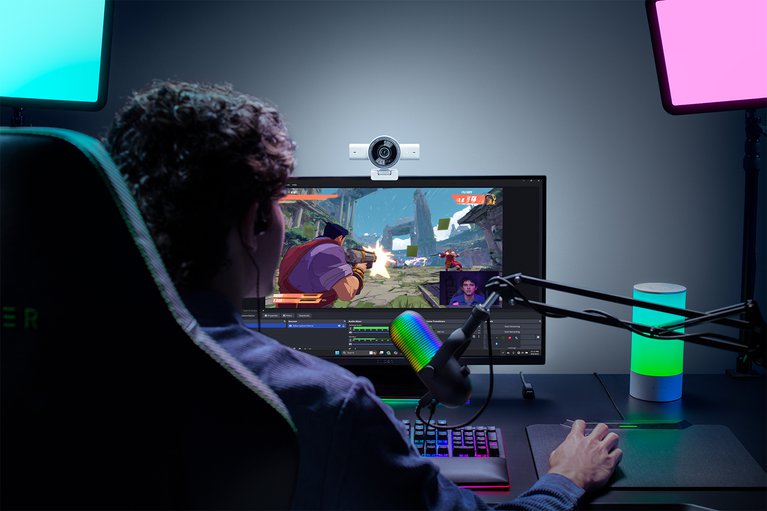 Razer Kiyo V2 - Blanco -view 1