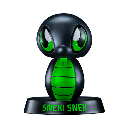 Razer Sneki Snek Bobblehead - Bobblehead Figurine - Hand-painted Design - Made of Eco-friendly Fine Resin - Detachable Base