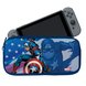 Nintendo Switch Neophrene Case - Marvel Captain America (Opportunity) with Switch - White Background (Front View)