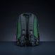 Razer Rogue 15 Backpack V3 (Chromatic) - Black Background with Light (Strap View) Backlit