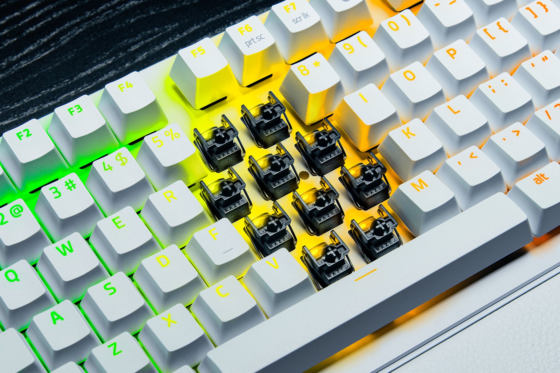 Razer Huntsman V3 Pro Tenkeyless 8KHz - JP - 白 | キーボード