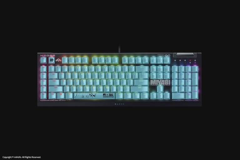 Razer BlackWidow V4 X - Green Switch - US - Zenless Zone Zero Edition -view 1