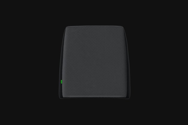 Razer Lumback Cusion - Black Background with Light (Back View)