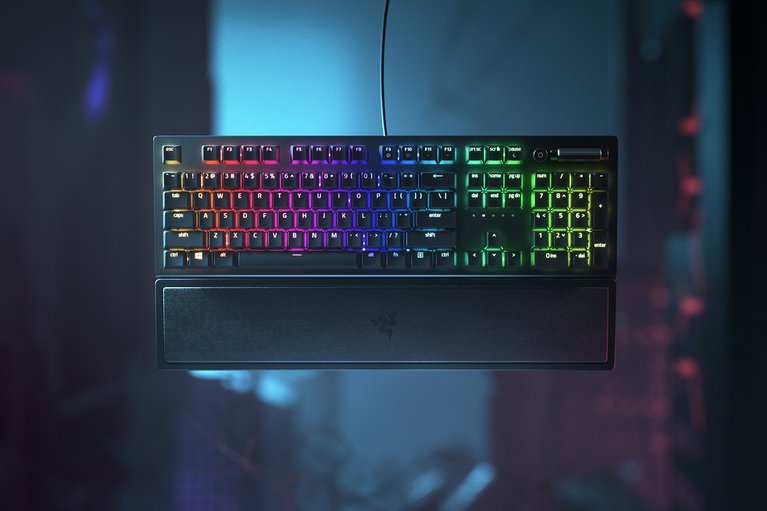 Razer BlackWidow V3 - Gelb Switch - NO - Schwarz -view 1