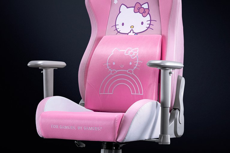 Hello Kitty Razer Lumbar Cushion on Hello Kitty Razer Iskur X