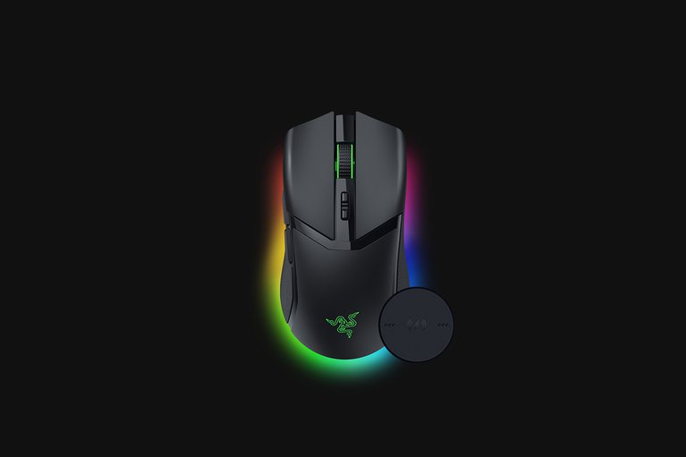 Razer Cobra Pro + Wireless Charging Puck Bundle -view 1