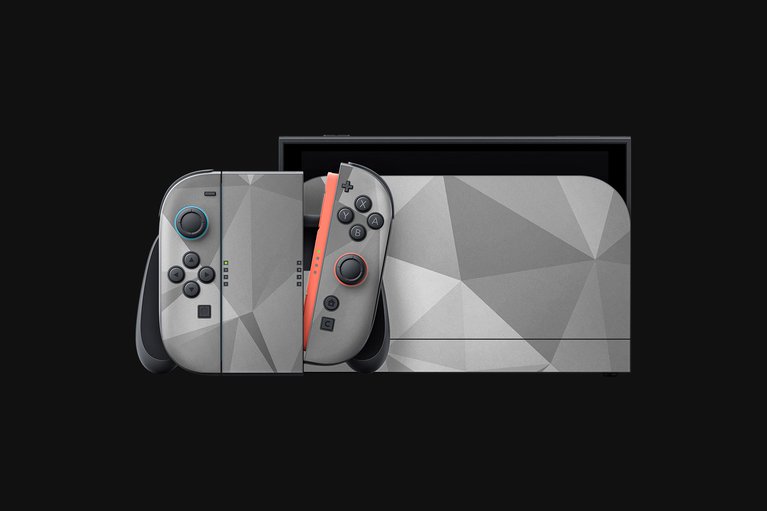 Razer Skins - Nintendo Switch 2 - Geometric Mercury - Complete -view 1