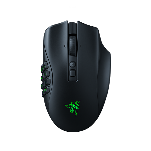 MMO Wireless Gaming Mouse with HyperScroll Pro Wheel