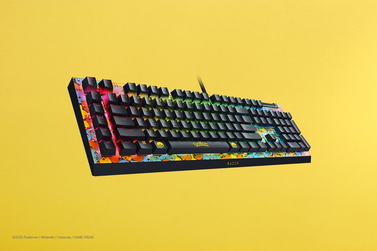 Razer BlackWidow V4 X - Green Switch - US - Pokémon Edition -view 1