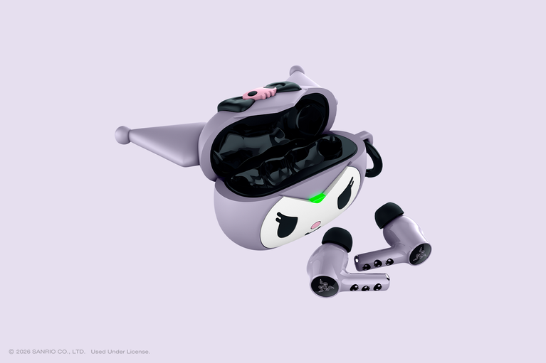 Razer Hammerhead V3 X HyperSpeed - Kuromi™ Edition -view 1