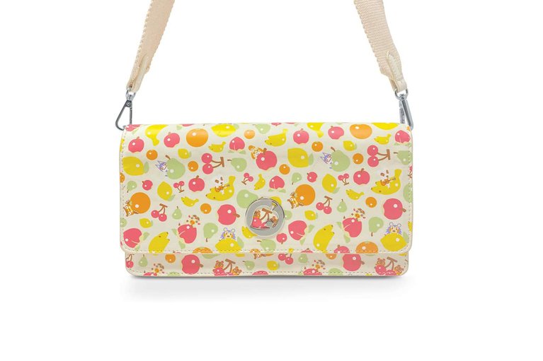 Nintendo Switch Sling Bag - Animal Crossing (Fruit) - White Background (Front View)