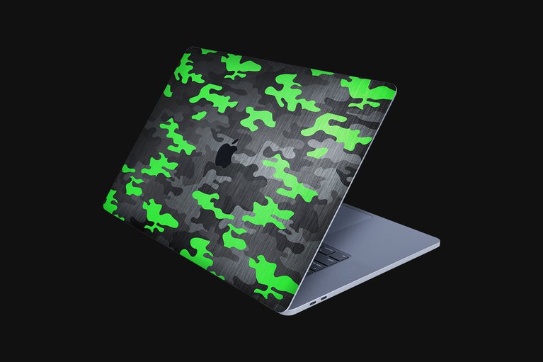 Razer Skins - MacBook Pro 16 - Green Pantera - Top -view 1