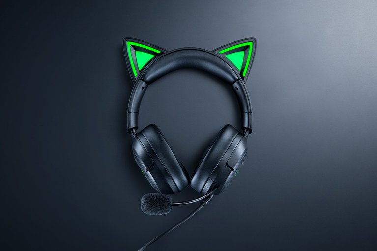 Razer Kraken Kitty V3 - Negro -view 1