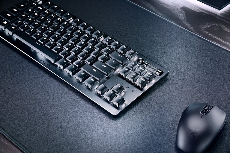 Razer DeathStalker V2 Pro Tenkeyless - Switches ópticos lineales - ES - Negro -view 3