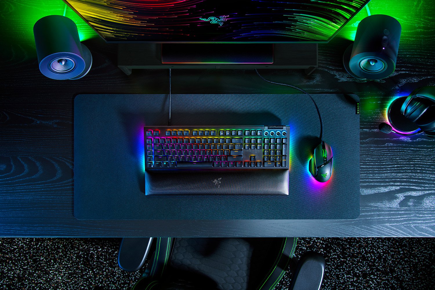 Razer BlackWidow V4 - 綠軸 - US