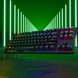 Razer Huntsman TE US (Black Keys) Angled - Green Neon BG Infinite Hallway