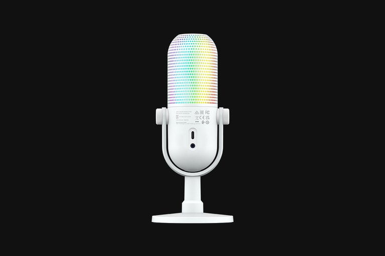 Razer Seiren V3 Chroma 32-Bit DSP - White -view 1
