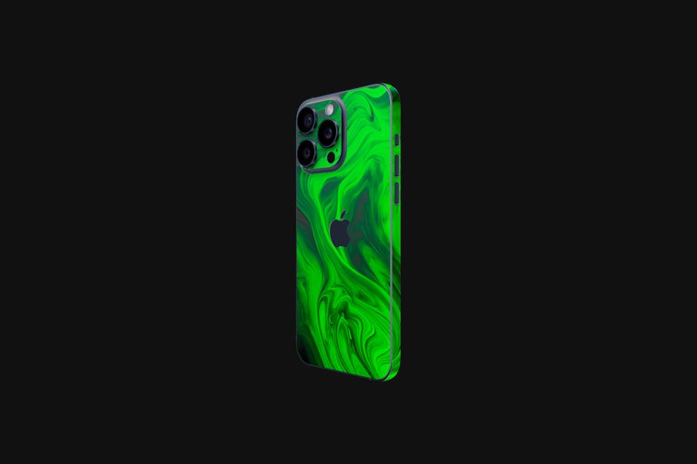 Razer Skins - iPhone 15 Pro Max - Acid Sludge - Full -view 1