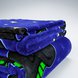 Razer Sneki Snek Fleece Blanket folded closeup to showcase plush fabric texture