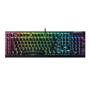 Razer BlackWidow V4 X - Switches verdes - US - Negro