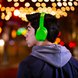 Razer Opus X (Green) on Male Model - Night Life Defocused