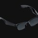 Razer Anzu Smart Glasses (Rectangle) L (Blue Light And Sunglasses) - Black Background with Light (Back-Angled View)