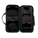 Razer Seiren Carrying Case Open No Equipment - Black Background with Light