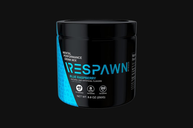 RESPAWN Mental Performance Drink Mix Tub - Blue Raspberry